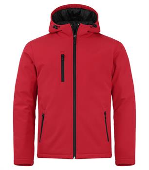 PADDED HOODY SOFTSHELL ROSSO 35