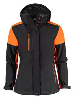 PRIME PADDED SOFTSHELL LADYNERO/ARANCIO 9030