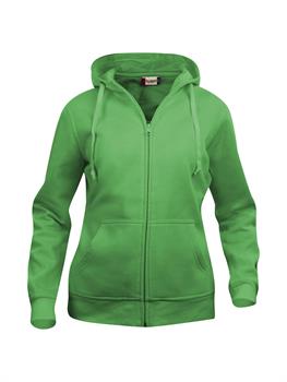 BASIC HOODY F/ZIP LADY VERDE ACIDO 605