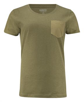 T-SHIRT HARVEST WALCOTT WOMAN VERDE MILITARE 704