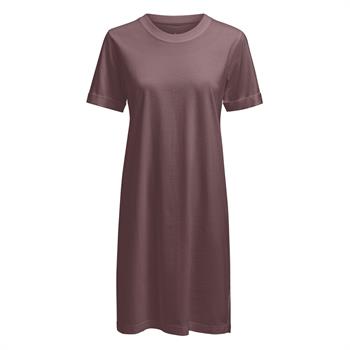 AMERICAN T-SHIRT DRESS WOMAN ROSSO MATTONE 484