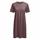 AMERICAN T-SHIRT DRESS WOMAN ROSSO MATTONE 484