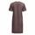 AMERICAN T-SHIRT DRESS WOMAN ROSSO MATTONE 484