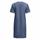 AMERICAN T-SHIRT DRESS WOMAN AZZURRO POLVERE 514