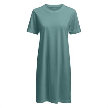 AMERICAN T-SHIRT DRESS WOMAN VERDE ACQUA 784