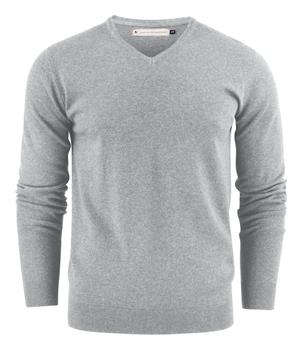 PULLOVER HARVEST ASHLAND V GRIGIO MELANGE 140