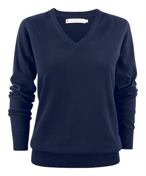 PULLOVER HARVEST ASHLAND V WOMEN NAVY 600