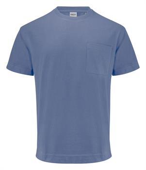 T-SHIRT HARVEST DEVONS AZZURRO POLVERE 514