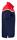 C&B SEABECK POLO NAVY/RED 58035