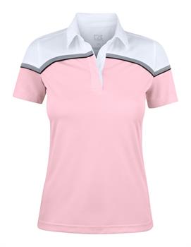 C&B SEABECK POLO WOMEN PINK/WHITE 21000