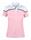 C&B SEABECK POLO WOMEN PINK/WHITE 21000