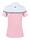 C&B SEABECK POLO WOMEN PINK/WHITE 21000
