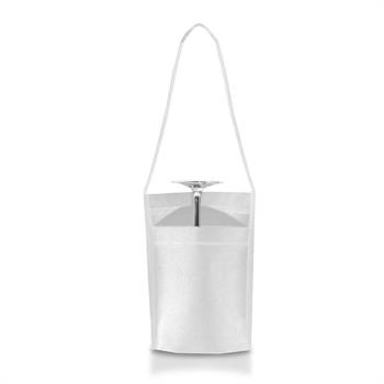 TASCA PORTACALICE FLUTE BIANCO