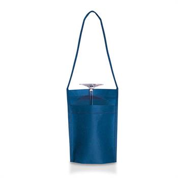 TASCA PORTACALICE FLUTE BLU NAVY