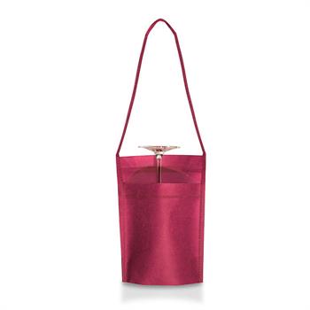 TASCA PORTACALICE FLUTE BORDEAUX