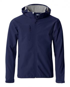 BASIC SOFTSHELL HOODY (FINE SERIE) BLU 580