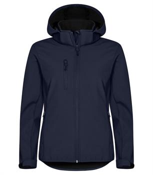 CLASSIC SOFTSHELL HOODY LADY BLU 580