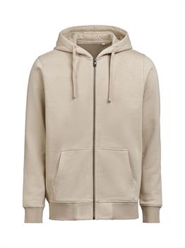 UM - F/ZIP HOODIE REGULAR FIT LATTE 179