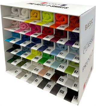 BOX T-SHIRT CLIQUE 36 COLORI