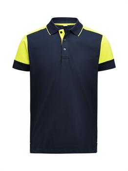 PRINTER PRIME POLO NAVY/GIALLO HV 6021