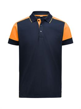 PRINTER PRIME POLO NAVY/ARANCIO HV 6031