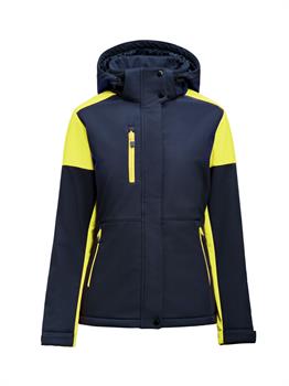 PRIME PADDED SOFTSHELL LADY NAVY/GIALLO HV 6021
