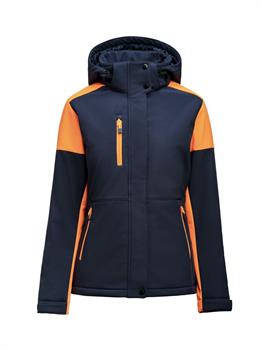PRIME PADDED SOFTSHELL LADY NAVY/ARANCIO HV 6031